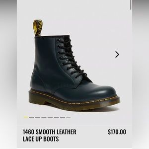 Doc marten navy 1460 SMOOTH LEATHER LACE UP BOOTS